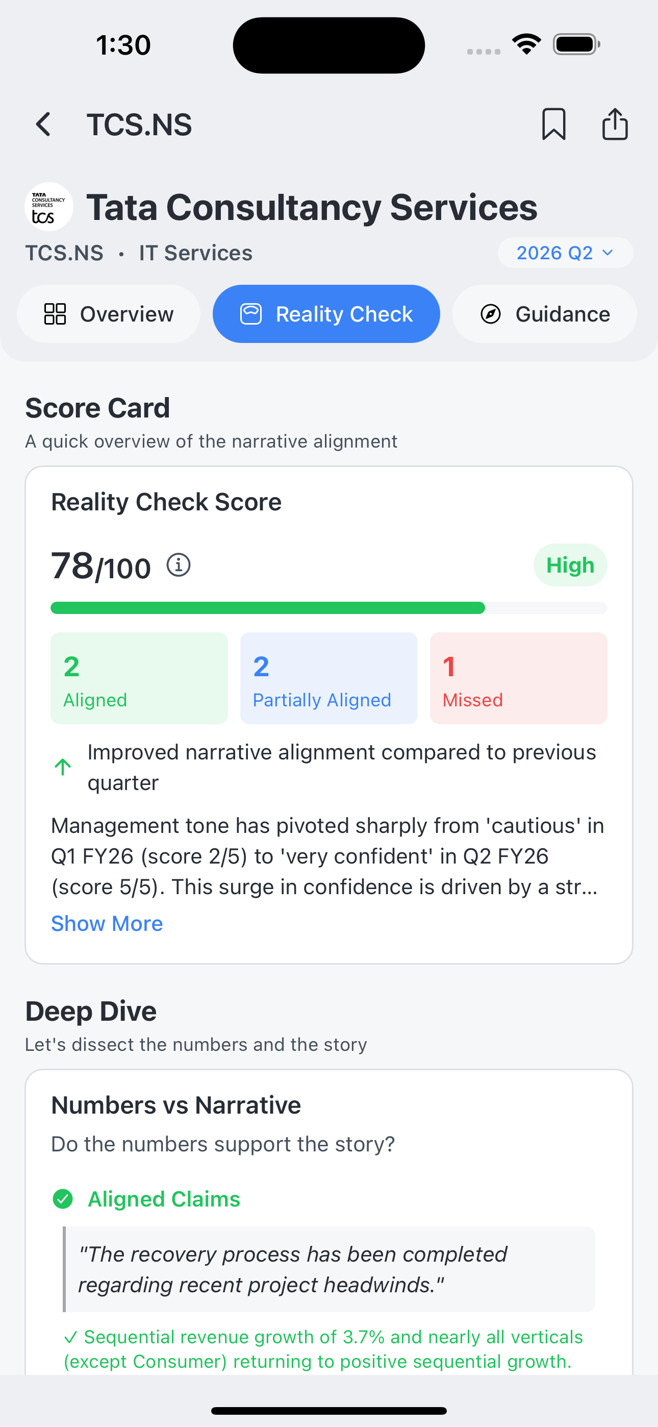 EarningsStreet App Screenshot 2